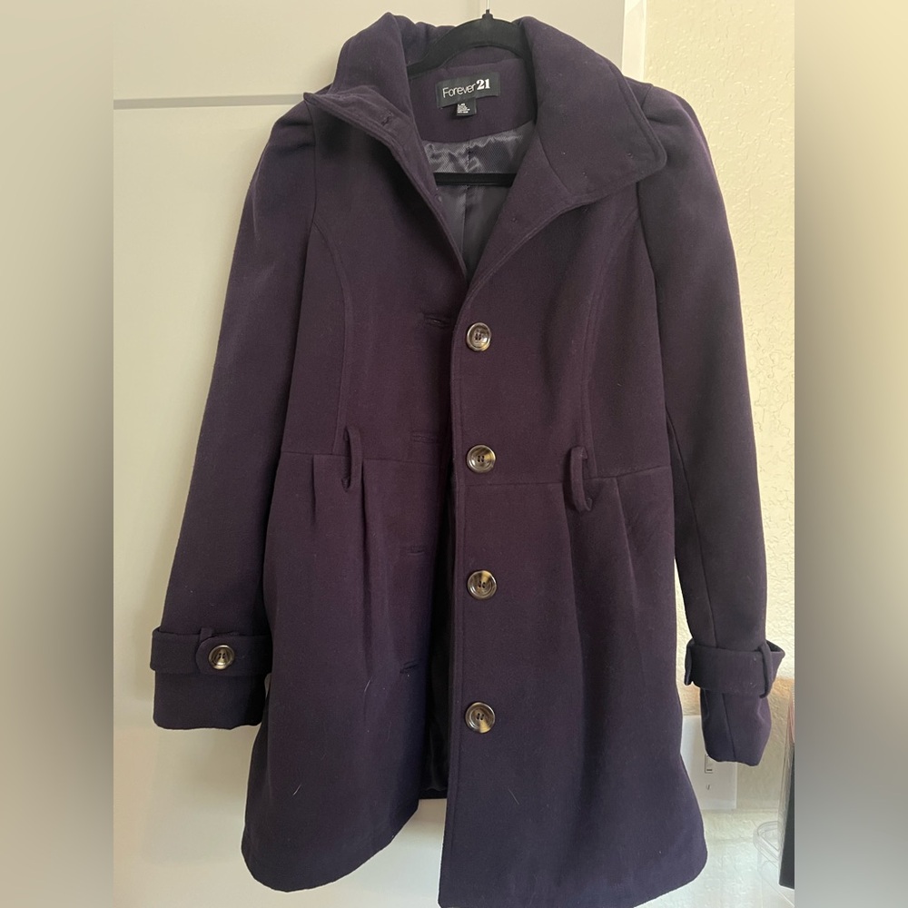 Forever 21 Deep Purple Outerwear